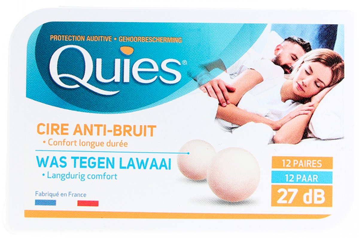 Goedkoopste Quies Protection Auditive à la Cire Anti-Bruit 12 Paires