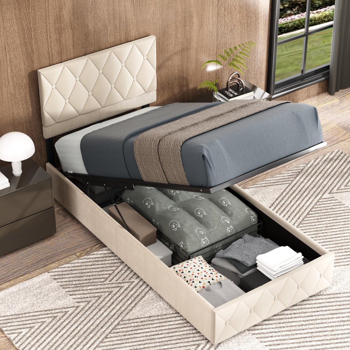 HAUSS HAUSS SPOLE Gestoffeerd Bed - afbeelding 5