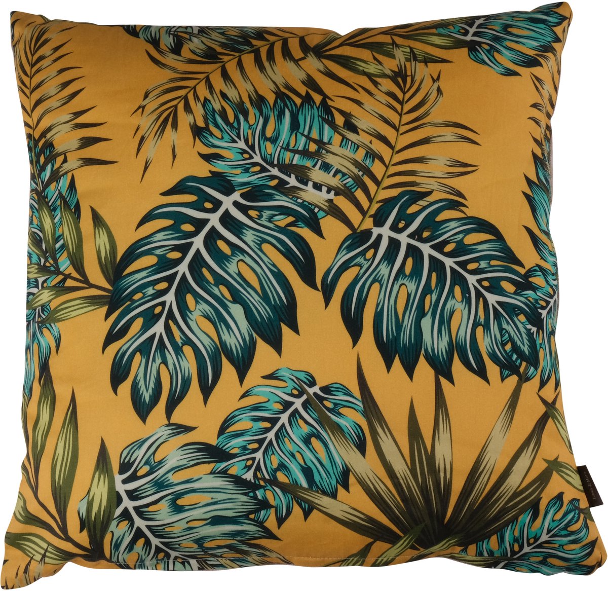 Mars & More Palm Mi Geel Kussen | X 45 | Sierkussen Voor Woonkamer Of Slaapkamer