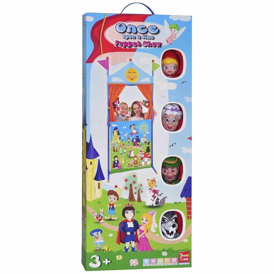 4-delige Handpoppenset Roodkapje – Interactief Poppentheater Voor Kinderen, Bevordert Rollenspel En Creativiteit