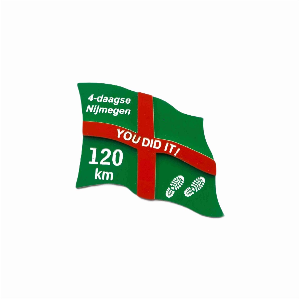 Nijmeegse vierdaagse speld/broche - vierdaagse - 4-daagse - Nijmegen - 120km - YOU DID IT! - gegraveerd - laser graveren - graveren - broche - uniek cadeau - cadeau - Kado - vierdaagsekado