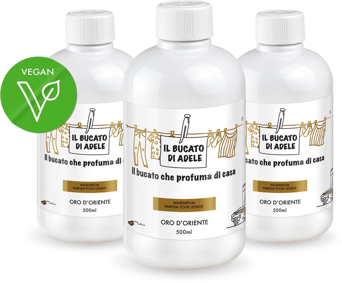 Il Bucato di Adele Wasparfum - Italiaanse Was Parfum - Oosters 3x 500ml
