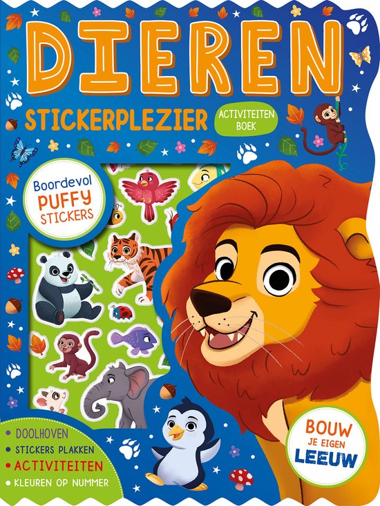 Dieren Stickerplezier activiteitenboek - cover