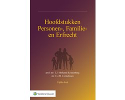 Hoofdstukken personen-, familie- en erfrecht