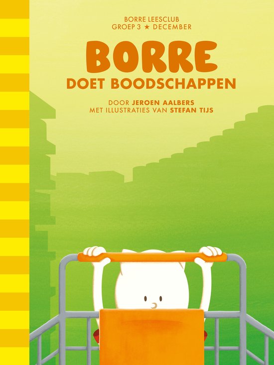 De Gestreepte Boekjes - Borre doet boodschappen - cover