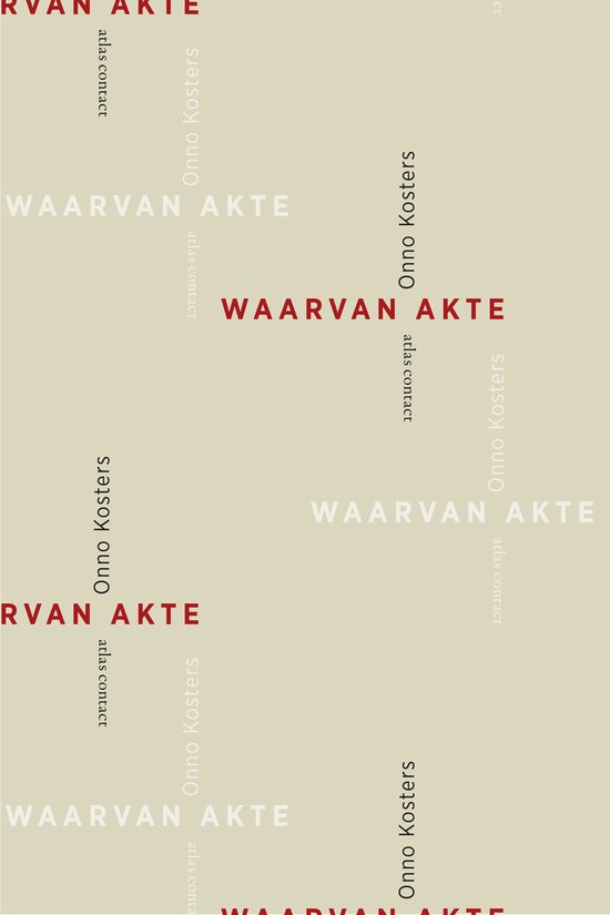 Waarvan akte