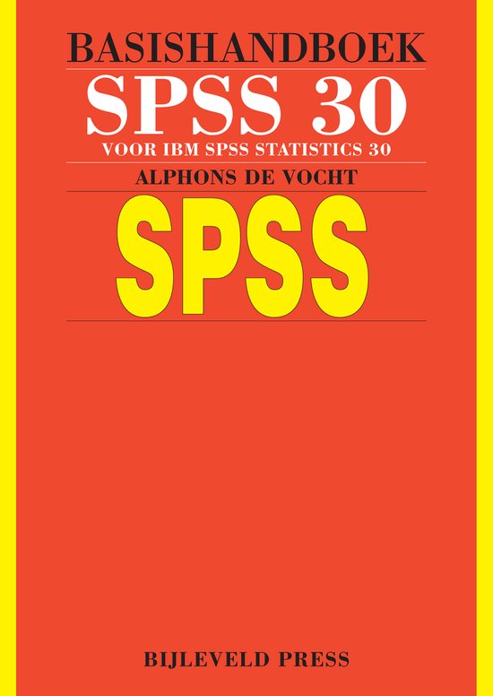 Basishandboek SPSS 30 - cover