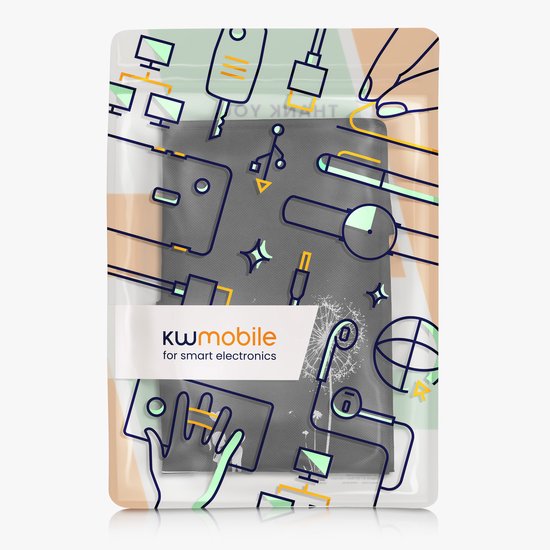 kwmobile Beschermhoes geschikt voor Thermomix Ninja CREAMi - Hoes voor keukenmachine in wit / zwart - Paardenbloemen Liefde design van Merkloos — afbeelding 4