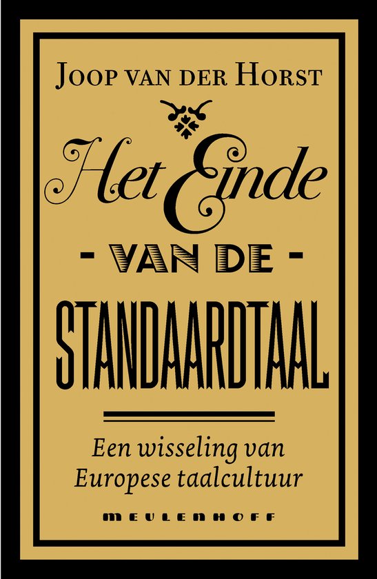 Het einde van de standaardtaal - cover