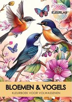 Kleuren en Ontspannen - Luxe Kleurboek voor Volwassenen - Natuur - Bloemen & Vogels - Natuur & Dieren - 48 Unieke Kleurplaten op A4 - 140g Papier - Kleuren voor Creatieve Ontspanning - KLEURLAB® - ✦ Nieuwe Editie ✦
