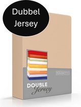 Hoeslaken en jersey double de haute qualité Double Sable | 140/150/160x200/210/220 | Doux et épais | Élastique tout autour