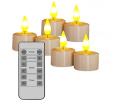 Led kaarsen oplaadbaar - Inclusief Afstandsbediening - Bewegende Vlam - Veilig & Duurzaam - Realistische Kaarsen - Oplaadbare Waxinelichtjes - Ongeparfumeerd - Kerstverlichting - Led Kaarsen Oplaadbaar - Kaars - Gezelligheid - Met Oplaadstation - The