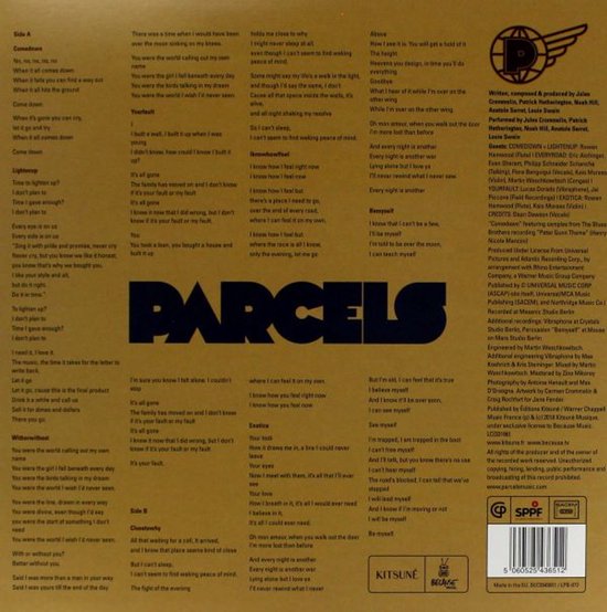 Parcels - LP album van de funk-pop band - Samenwerking met Daft