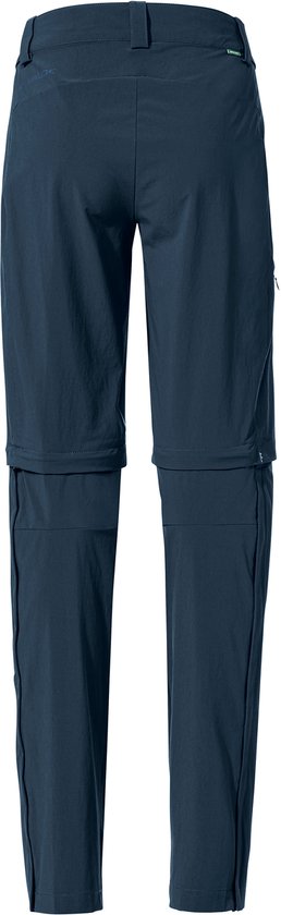 Pantalon Vaude Farley Stretch Zo T-zip II Blauw 40 / Short Femme