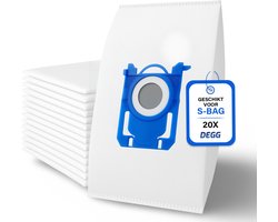 DEGG® - 20x Stofzuigerzakken geschikt voor Philips, AEG en Electrolux S-BAG - Premium kwaliteit - Stofzuigerzakken sbag - Voordeelverpakking - 20 STUK(S)