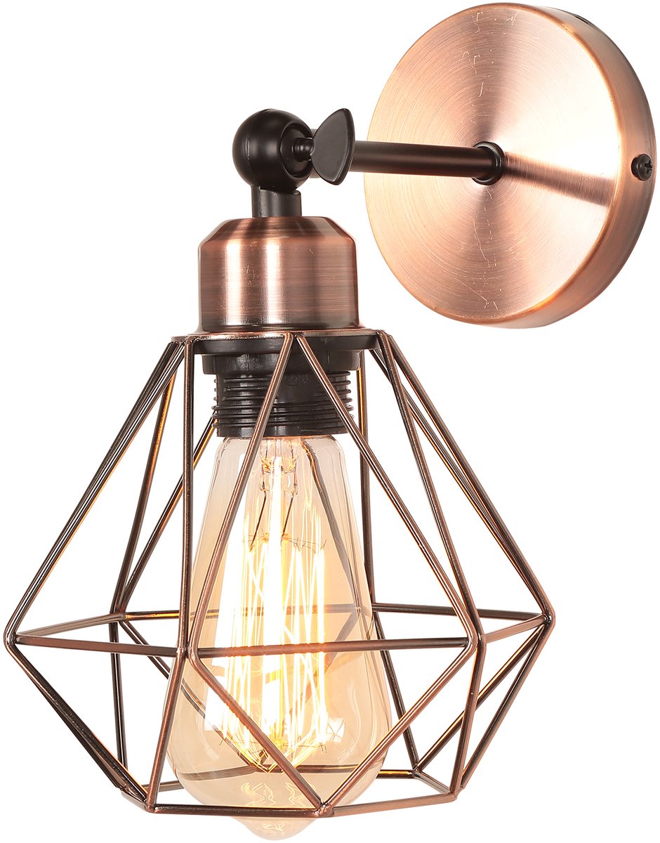 Wandlamp Industrieel Verstelbaar Vintage Wandverlichting voor Woonkamer Slaapkamer Gang Br
