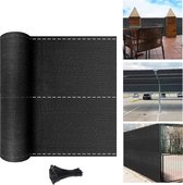 1.2m HDPE Privacy Scherm Antraciet 30°C-60°CTemperatuurbestendig - Inclusief 50 Kabelbinders