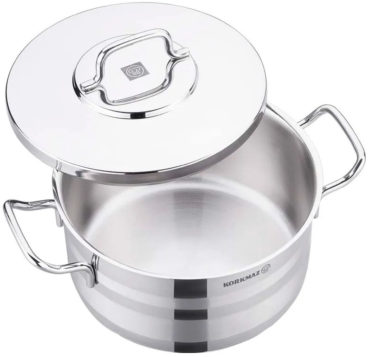 Korkmaz Astra 2 Casserole - Kookpan - RVS - 18x10 cm - 2.6 Liter