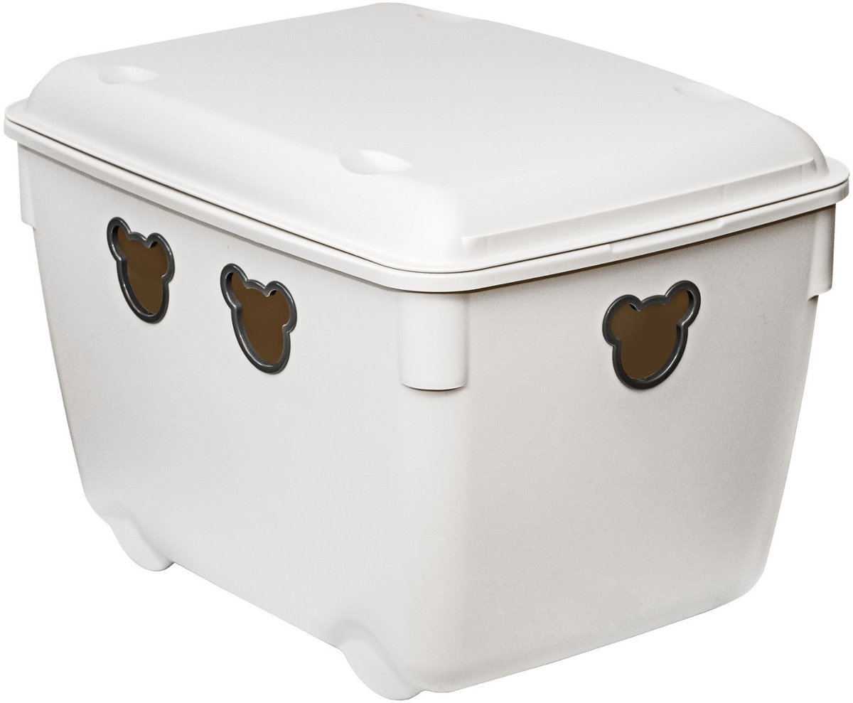 Branq - Speelgoedopberger 40l - Grote container voor speelgoeden - Wit