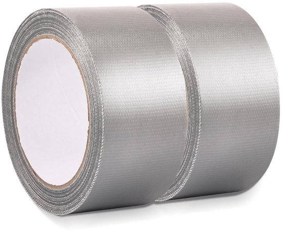 Rusoz Textieltape, extra sterke ducttape, 20 m x 25 mm, eendentape, scheurvaste waterdichte reparatietape voor buizen, tapijten, afdichtingen, reparaties, bruin