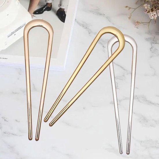 Nordivar - 15 Stuks U-vormige Haarspelden Voor Vrouwen - Franse Twist Haarspelden Haarclips Voor Het Stylen Van Kapsels Haaraccessoires Voor Vrouwen Kapsel Accessoires