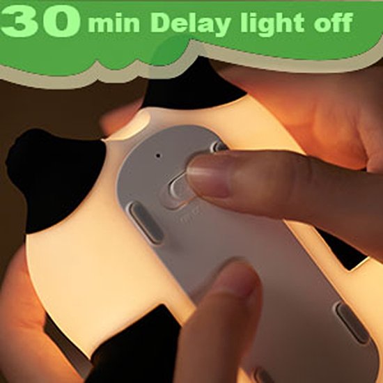 My Arc - Panda Nachtlamp - Babykamer Nachtlampjes - Nachtlampje - Baby Kamer - Led Dimmer - Speelgoed - Handige Bediening van My Arc — afbeelding 2