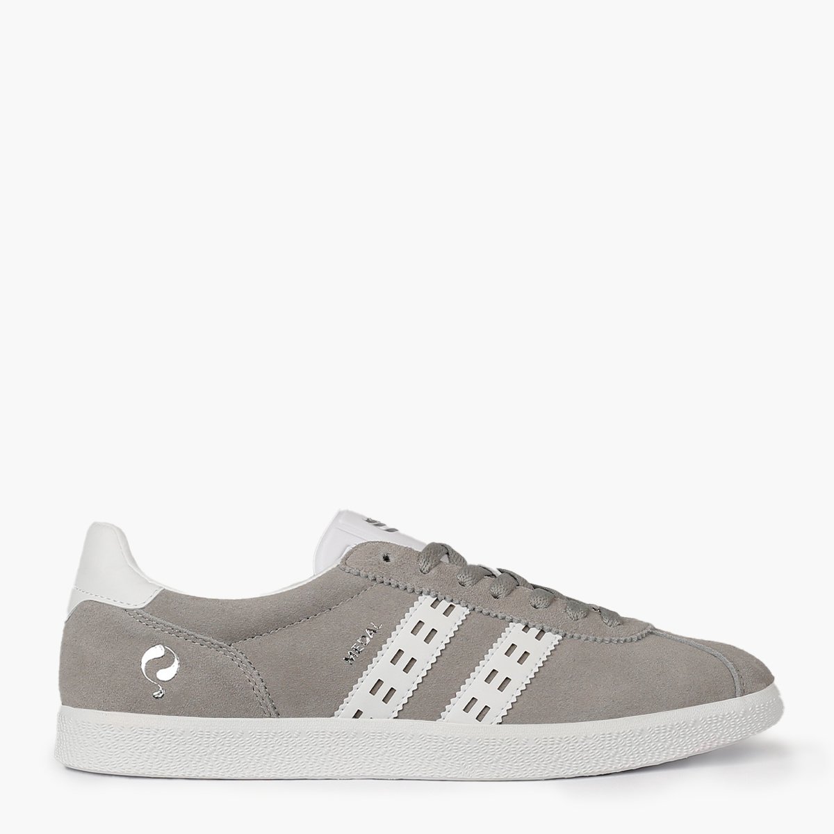 Heren Sneaker Medal - Lichtgrijs/Wit