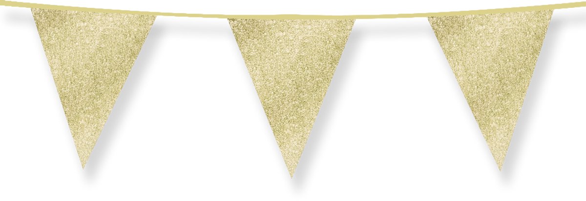 Glitter flags 16 x 20cm - Gold
