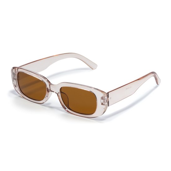Freaky Glasses - Zonnebril classic model - Festival bril - Techno - Rave glasses - Heren - Dames - Transparant bruin van Freaky Glasses — afbeelding 2