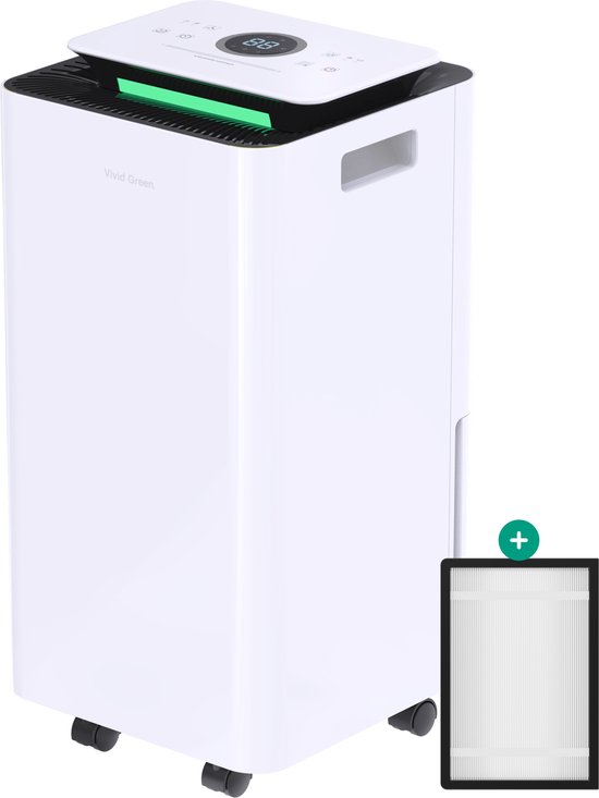 Vivid Green Luchtontvochtiger en Luchtreiniger