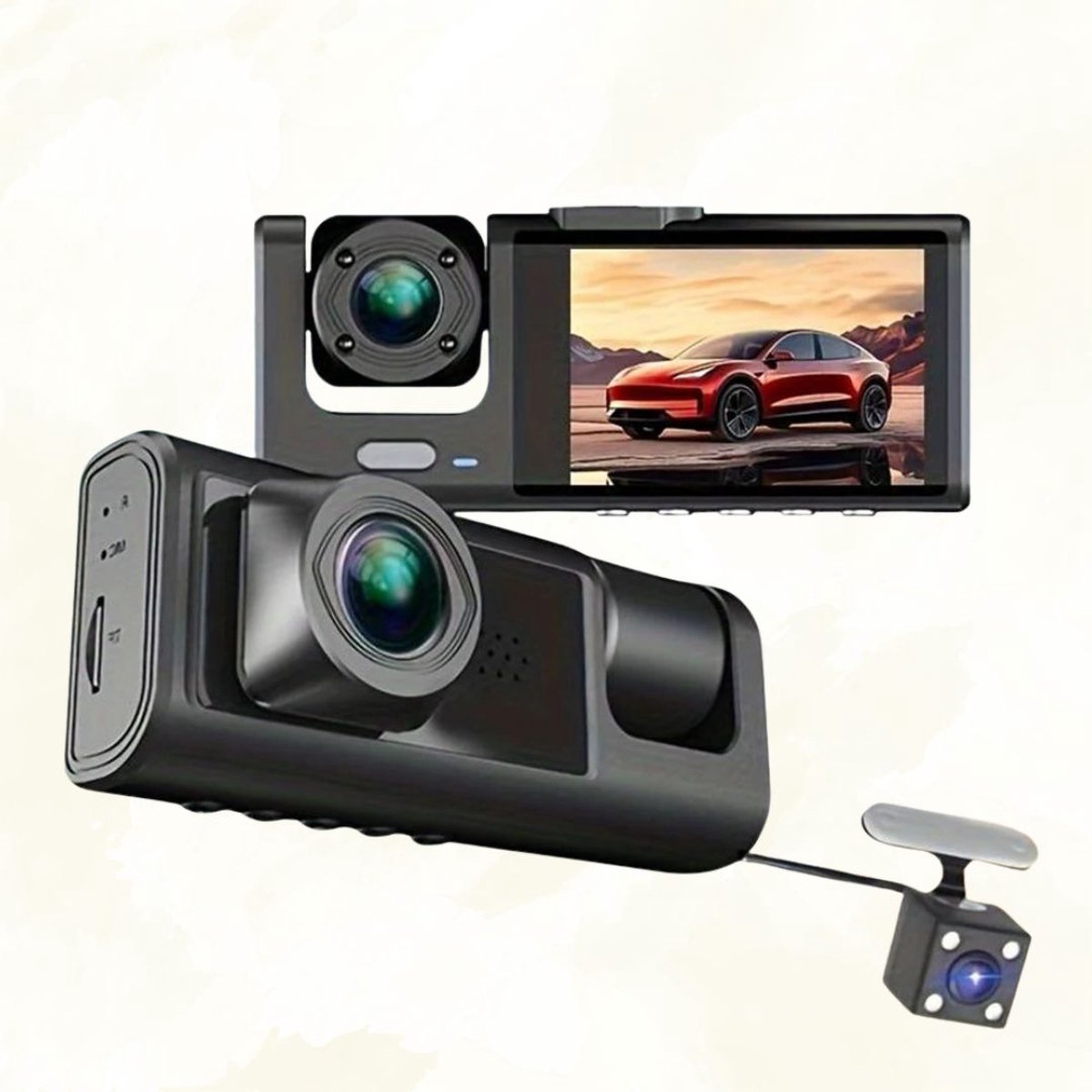 Dual Dashcam - Dashcam voor Auto - Dashcams - Zwart