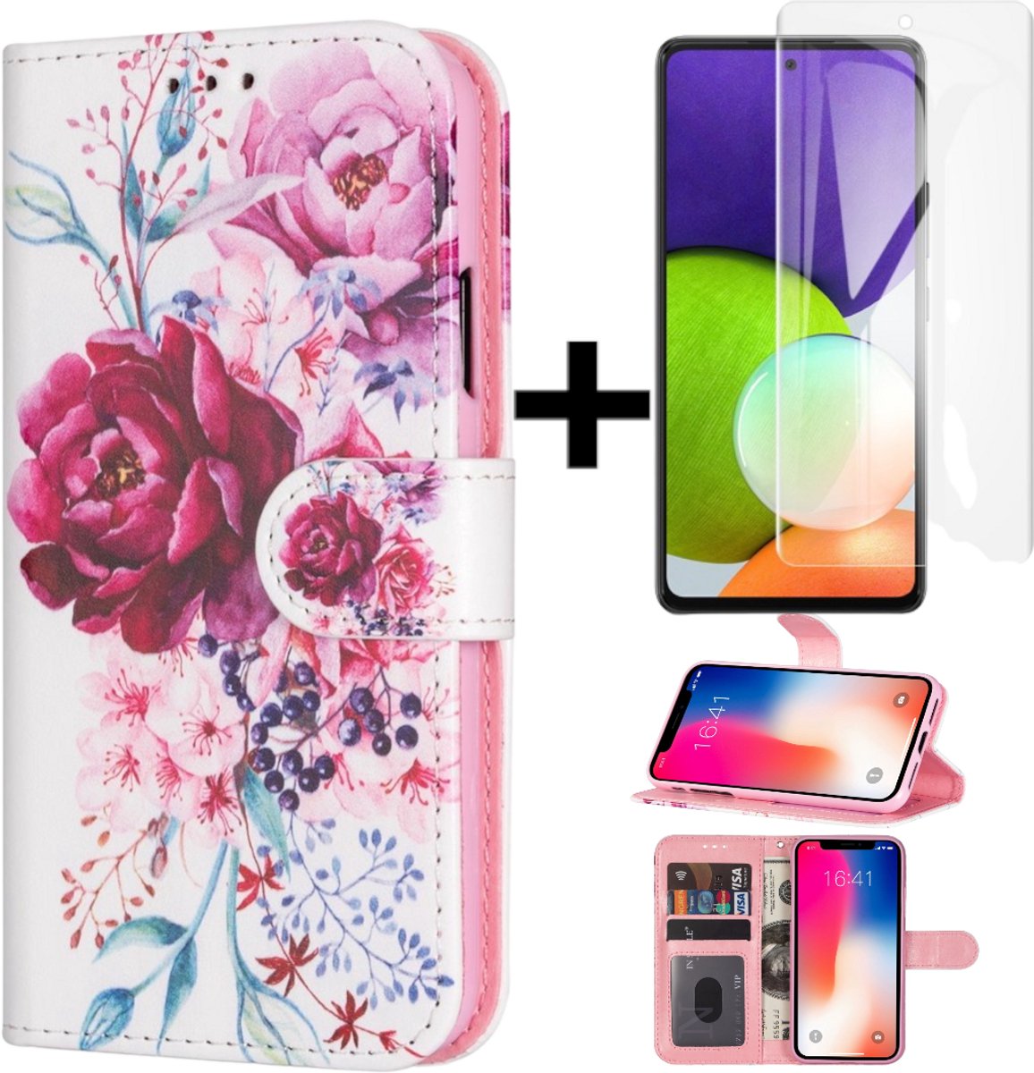 Rico Vitello print wallet Case Geschikt voor Apple iphone X/XS/iphone 10 (X/Xs) (2)