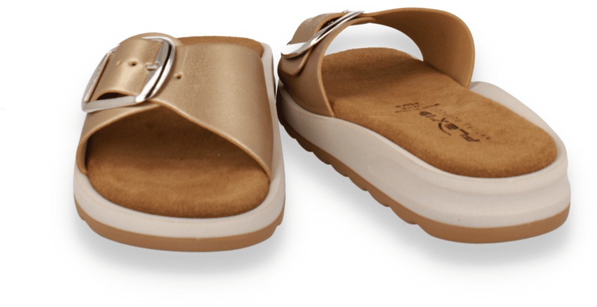 Mode-mania Dames Slipper | Goud | Maat: 36