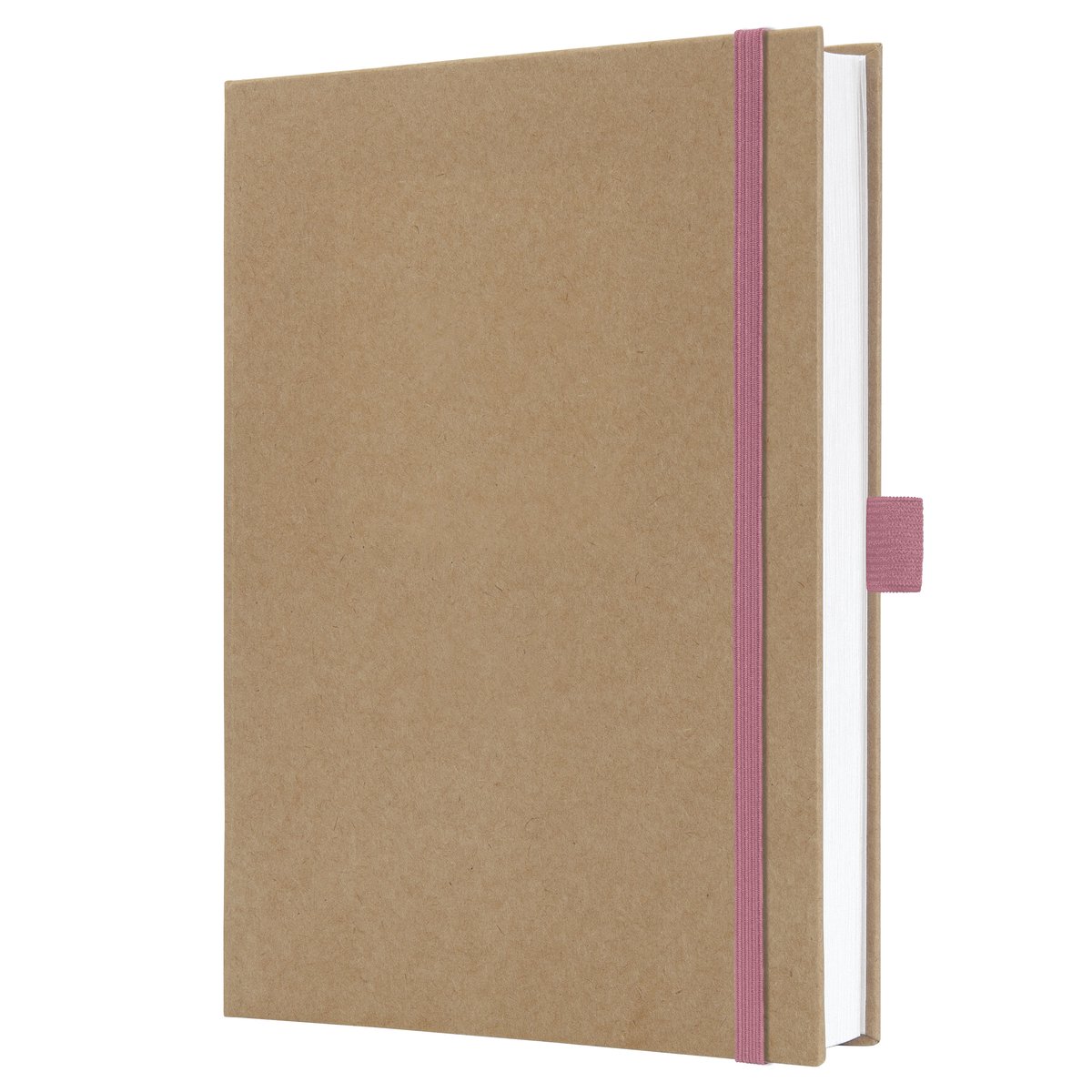 Carnet De Notes Jolie Pure Feathers A5 – Ligné 100 G/m², Couverture Rigide Kraft, 192 Pages, Fermeture élastique, FSC