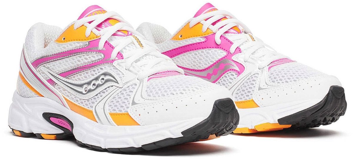 Saucony Sneakers wit - roze - oranje