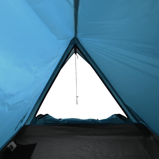 vidaXL Tent - 2-persoons - Waterdicht - Blauw Kampeertent - Tent - Tweepersoons Tent - Campinguitrusting - Outdoorleven van Vidaxl — afbeelding 3