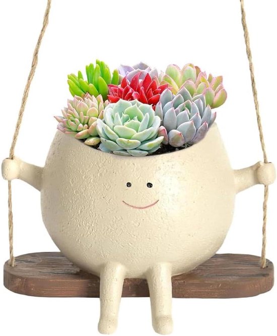 Creatieve Bloempot met Gezicht voor elke Plant