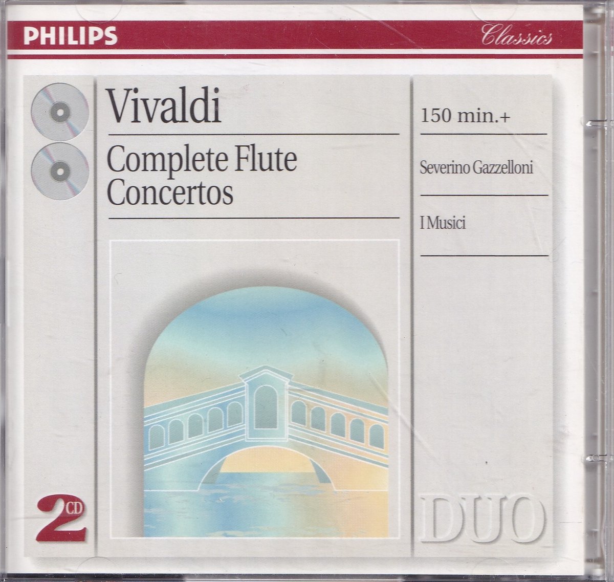 2CD Complete Flute Concertos - Antonio Vivaldi - Severino Gazzelloni (fluit), I Musici