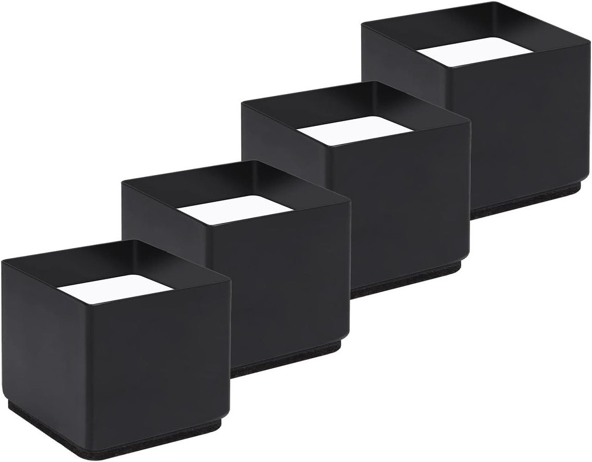 Meubelverhogers 5 cm - Sterke Tafel- en Bedverhogers voor Extra Opbergruimte