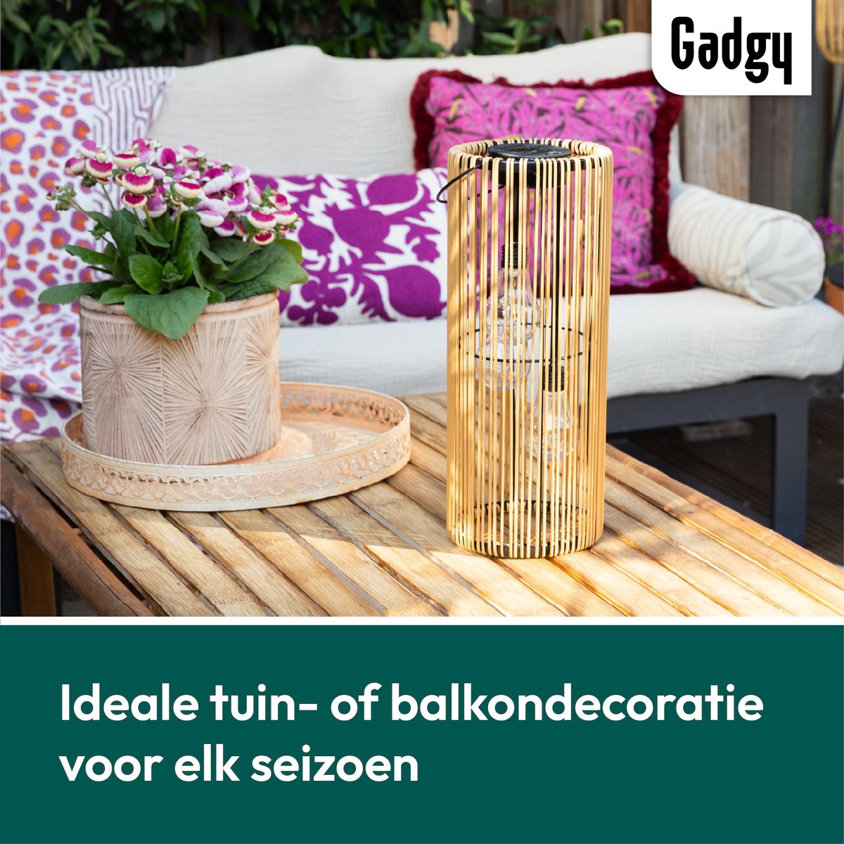 Gadgy Solar Rotan Lantaarn epv-b02