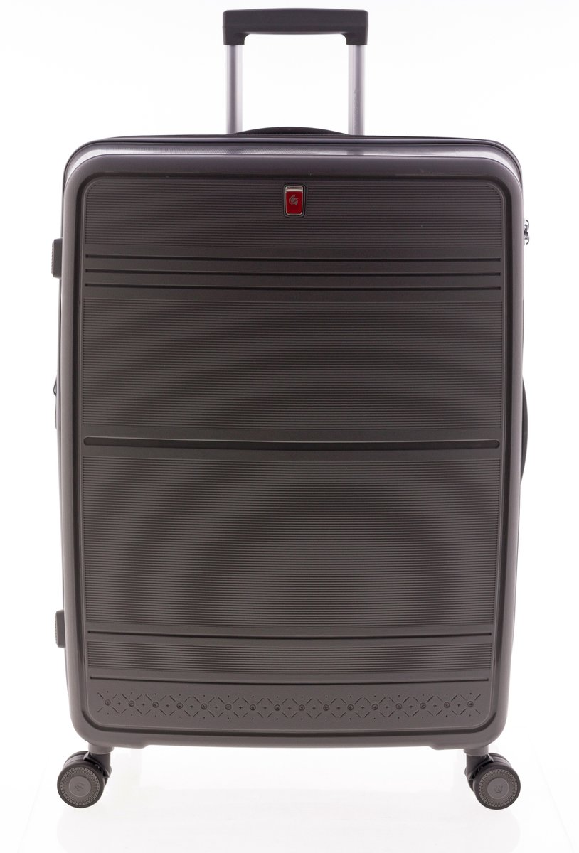Gladiator Saona Grote Koffer - 75 cm - 105/115 liter - Expandable - TSA slot - Grijs