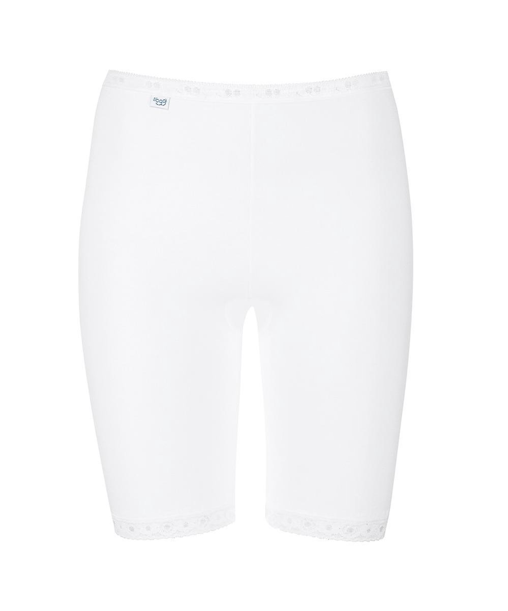 sloggi Basic+ Dames Short lange pijp - Wit - Maat 42