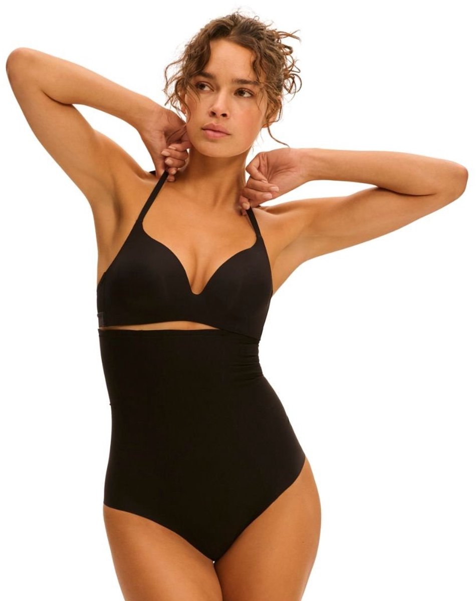 Simone Pérèle Story High Waist Brief | Zwart Black
