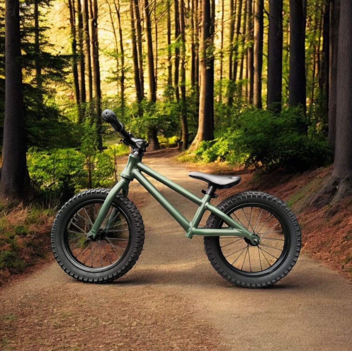 Jobber Toys Loopfiets 3 jaar - Fatbike Loopfietsen Dikke Banden 14inch — afbeelding 5