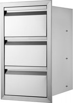 Bol.com Ladekast Buitenkeuken Luxe - Barbecue - RVS - Voedingskwaliteit - 194 kg Opslaglade aanbieding