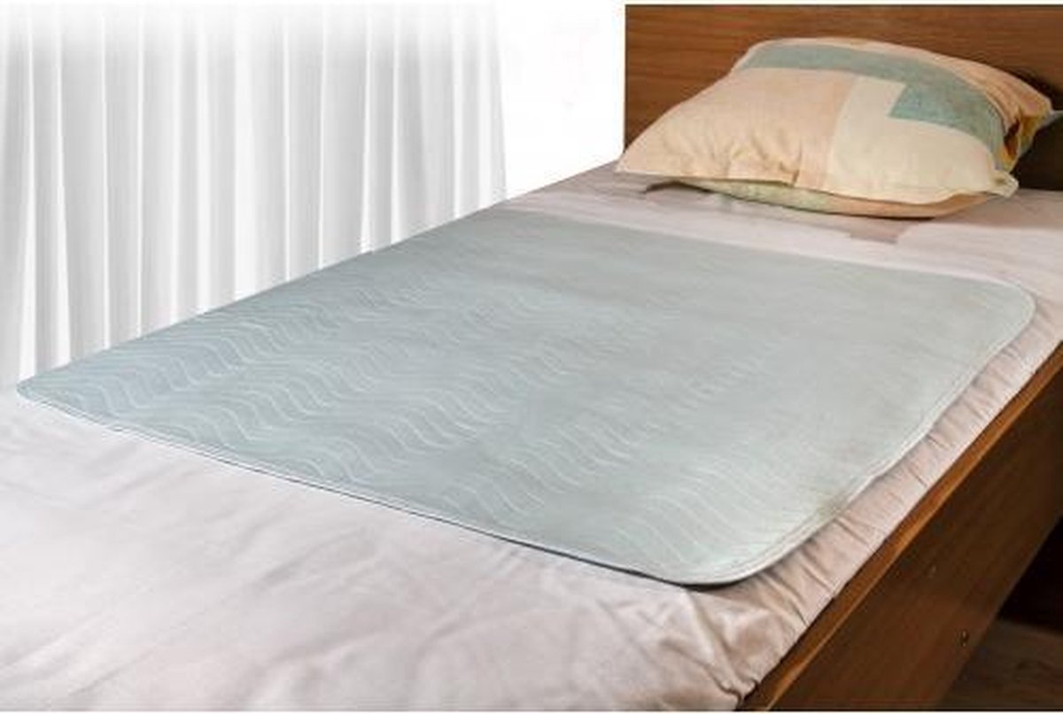 Medlogics wasbare incontinentie onderlegger - bed onderlegger - absorberende matrasbeschermer - 85 x 90 cm