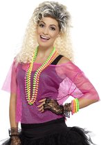 Visnet top neon roze - Maat M/L