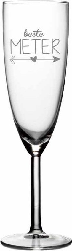 Babygoodies Champagneglas met tekst - Beste Meter | bol.com
