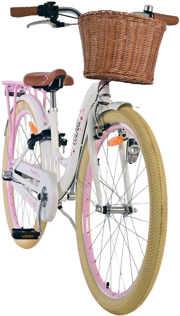 Volare Blossom Kinderfiets - Meisjes - 26 inch - Wit - Nexus 3 versnellingen van Volare — afbeelding 5