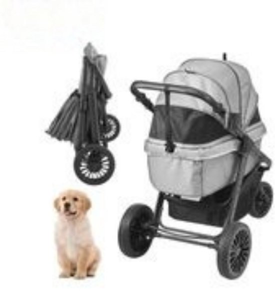Jurrys Dog Poussette - Chien - Animal de compagnie - Poussette - Puppy - Accessoires de vêtements pour bébé - Voyages - Drager - Léger